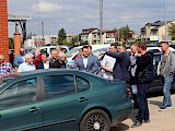 Dworzec na parkingu. Prezydent spotkal się z kupcami  [FOTO]
