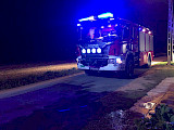 Nocny pożar w Giełczynie  [FOTO]