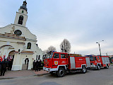 Strażacy z powiatu łomżyńskiego modlili się w Nowogrodzie [FOTO]