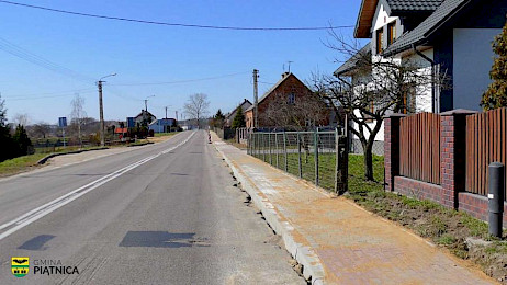 Nowy chodnik w Kisielnicy
