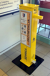 W Łomży pojawią się urządzenia do dezynfekcji rąk