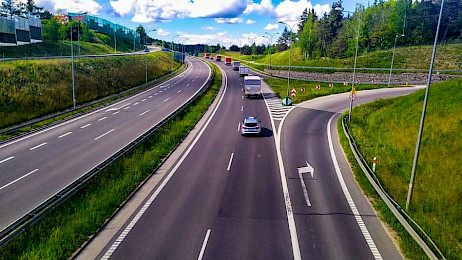 Konwój pod okiem podlaskich policjantów