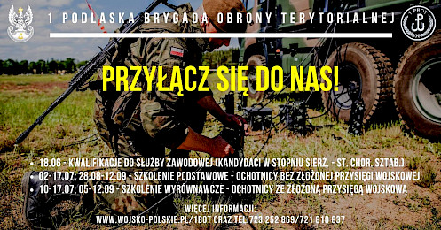 TERYTORIALSI WZNAWIAJĄ NABÓR DO SŁUŻBY