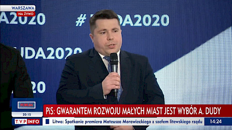 Wiceprezydent Stypułkowski na wiecu Andrzeja Dudy