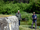 Wołoszański nagrywał "Tajną historię XX wieku" w Nowogrodzie   [FOTO]