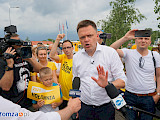 Szymon Hołownia odwiedził Łomżę  [FOTO | VIDEO]