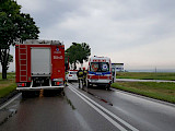 Wypadek pod miastem. 3 osoby w szpitalu  [FOTO]
