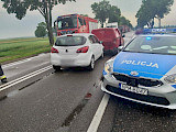Wypadek pod miastem. 3 osoby w szpitalu  [FOTO]