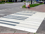 Klawiatura fortepianu na przejściu dla pieszych  [FOTO]