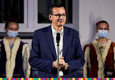 Premier Morawiecki z wizytą w Podlaskiem
