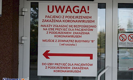 Mężczyzna w sile wieku z Łomży zakażony