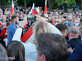 Andrzej Duda w Łomży. Tłumy łomżyniaków na Plcau Niepodległości [FOTO | VIDEO]