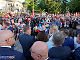 Andrzej Duda w Łomży. Tłumy łomżyniaków na Plcau Niepodległości [FOTO | VIDEO]