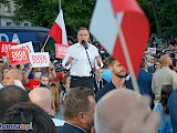 Andrzej Duda w Łomży. Tłumy łomżyniaków na Plcau Niepodległości [FOTO | VIDEO]