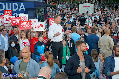 W okręgu łomżyńskim Duda zdeklasował rywala