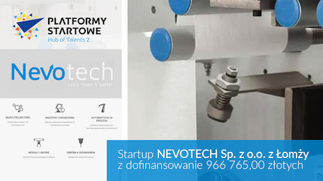 Kolejny startup z dofinansowaniem