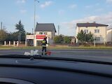 Olbrzymi wyciek na Sikorskiego. Utrudnienia w ruchu [FOTO]
