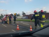 Olbrzymi wyciek na Sikorskiego. Utrudnienia w ruchu [FOTO]