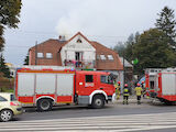 Pożar domu na Legionów  [FOTO]