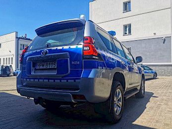 Toyota Land Cruiser - NOWY RADIOWÓZ W ŁOMŻYŃSKIEJ KOMENDZIE POLICJI