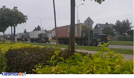 Możemy spodziewać się ruchu kolumn pojazdów wojskowych