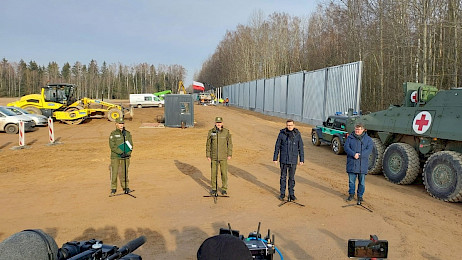 Morawiecki na granicy