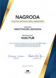 Van Pur S.A. i kampania reklamowa „ŁOMŻA. W swoim tempie” zwycięzcą akcji Złota Mowa Reklamowa