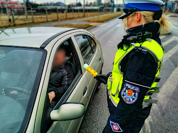 Policjanci sprawdzali trzeźwość kierowców