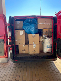 Kolejny transport z pomocą humanitarną
