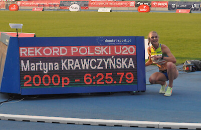 MARTYNA KRAWCZYŃSKA POPRAWIA KOLEJNY REKORD POLSKI [FOTO]