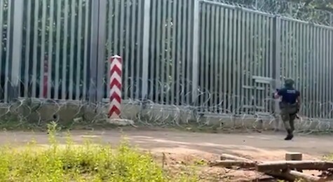 Na polsko - białoruskiej granicy