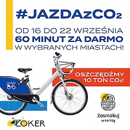 Darmowa godzina jazdy na ŁoKeRach przez cały Europejski Tydzień Mobilności