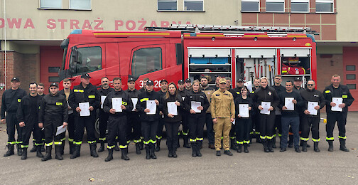 Nowi strażacy OSP z uprawieniami strażaka ratownika