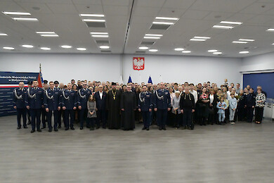 NOWI FUNKCJONARIUSZE W SZEREGACH PODLASKIEJ POLICJI