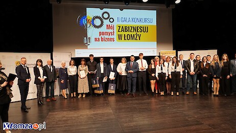 Znamy laureatów konkursu „Mój pomysł na biznes – Zabiznesuj w Łomży”