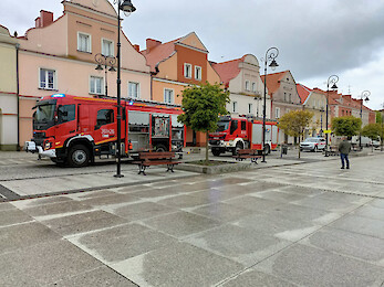 Akcja strażaków w sklepie na Starym Rynku  [FOTO]
