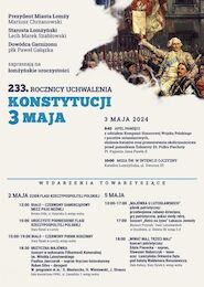 Program łomżyńskich obchodów Dnia Flagi i Święta Konstytucji