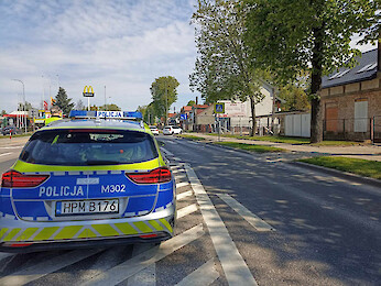 Potrącenie na Legionów