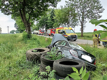 Wypadek pod Wizną  [FOTO]