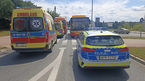 Wypadek w autobusie  [FOTO]