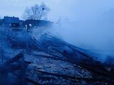 Płomienie objęły zabudowania. Nocna walka z żywiołem  [FOTO]