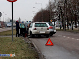 Zderzenie dwóch VW na Piłsudskiego  (FOTO)