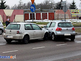 Zderzenie dwóch VW na Piłsudskiego  (FOTO)