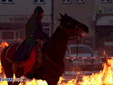 Koń w ogniu na Starym Rynku (Foto | VIDEO)