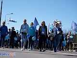 Ulicami Łomży przeszedł "Niebieski Marsz"  (Foto | VIDEO)