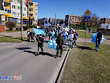 Ulicami Łomży przeszedł "Niebieski Marsz"  (Foto | VIDEO)