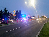 WIeczorna kolizja na Szosie Zambrowskiej  (FOTO)